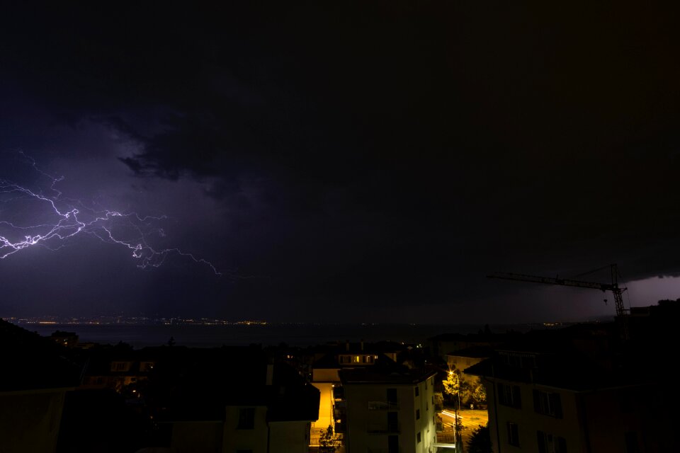 Clouds black clouds black lightning