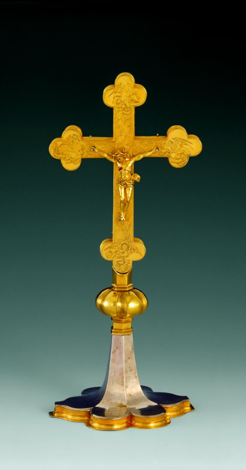 Basle Munster treasury standing cross 1909-475 HMB c4177