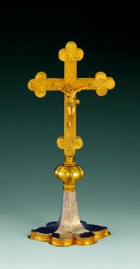 Basle Munster treasury standing cross 1909-475 HMB c4177