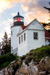 Bass Harbor Head Light Station Red