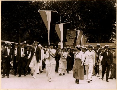Bastille Day spells prison for sixteen suffragettes who picketed the White House. Miss Julia . . . - NARA - 533766