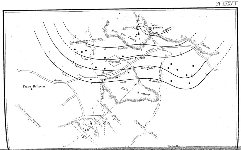 Bassin du Boulonnais - État des travaux vers 1880