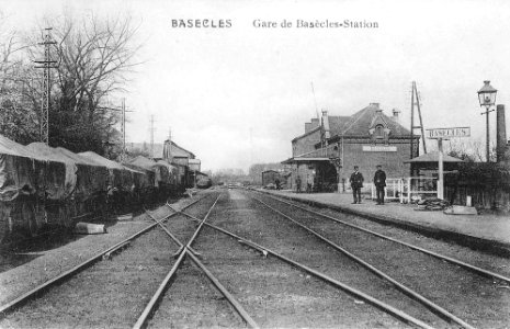 Basècles Station de Basècles (faubourg) avant 1914