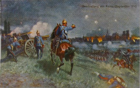 Bataille de Reims 1914 photo