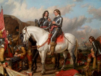 Batalla de Naseby. Charles Landseer. 02