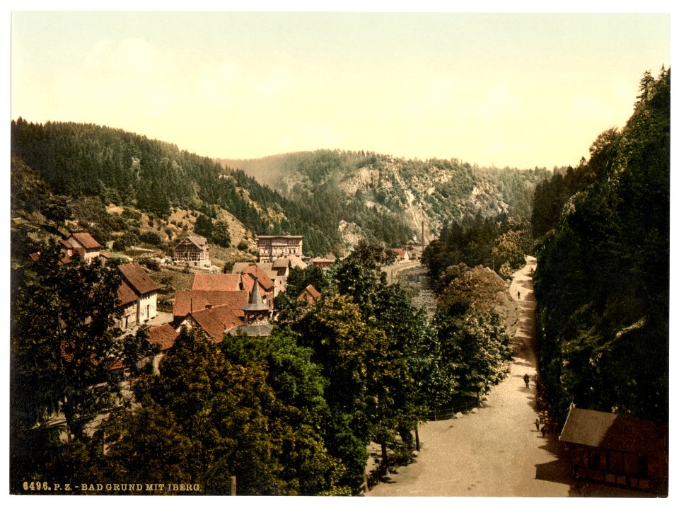 Bath Grund (i.e., Bad Grund) with Iberg, Hartz, Germany-LCCN2002713801