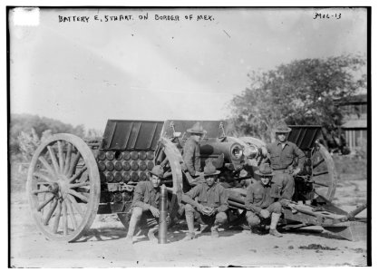 Battery E., 5th Art. on border of Mex. LCCN2014702114