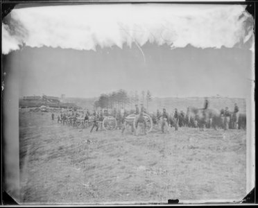 Battery in action at Fredericksburg, Va - NARA - 524733 photo