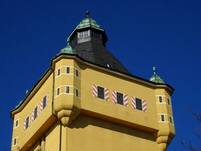 Historically old water tower old building