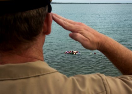 Battle of Midway commemoration ceremony at Naval Station Guantanamo Bay 140604-N-FI736-046