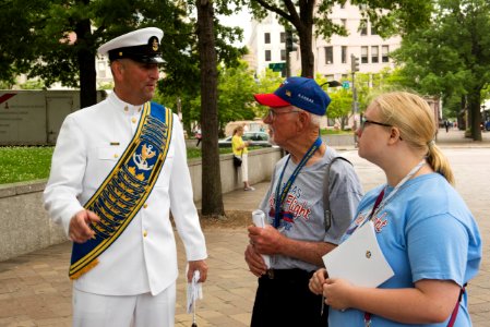 Battle of Midway Wreath at U.S. Navy Memorial (27419891196)
