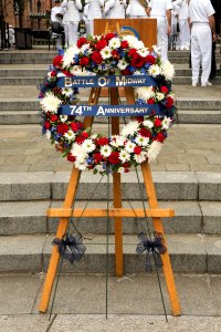 Battle of Midway Wreath at U.S. Navy Memorial (27454181075)