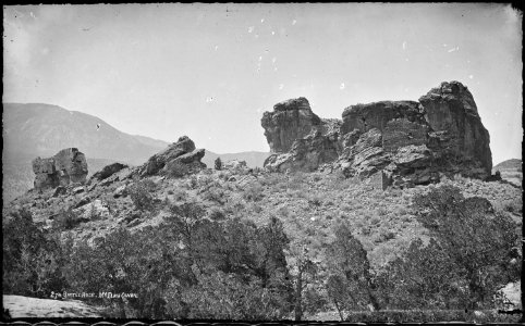 Battle Rock, McElmo Canyon. San Juan County, Utah - NARA - 517140 photo