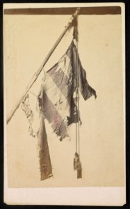 Battle-torn regimental flag of a Pennsylvania regiment) - Photographed by Wm. Stroud, No. 201 Egypt Street, Norristown, Pa LCCN2016650157