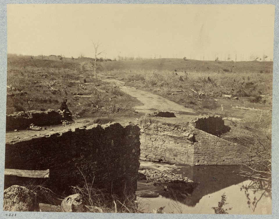 Battlefield of Bull Run, ruins of the stone bridge LCCN2012647809