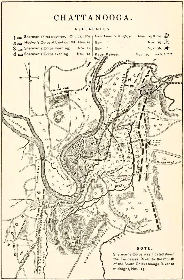 Battles Around Chattanooga - History of Iowa