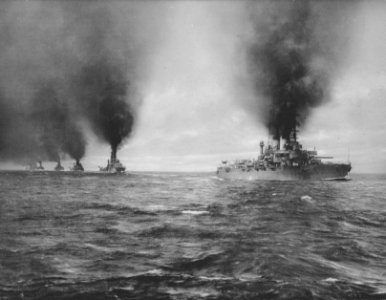 Battleships of the U.S. Atlantic Fleet - NH 105079