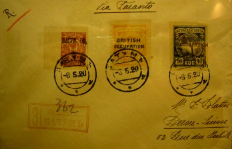 Batum letter 8May1920