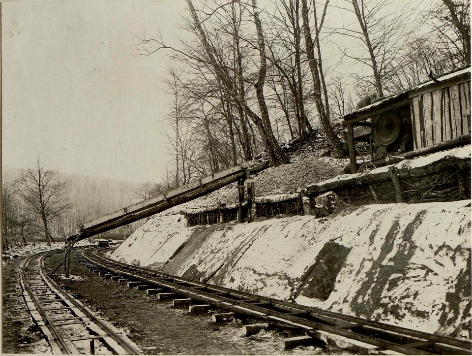 Bau der Feldbahn Pomorzany - Dunajow, 12.12.1916 (BildID 15542814)