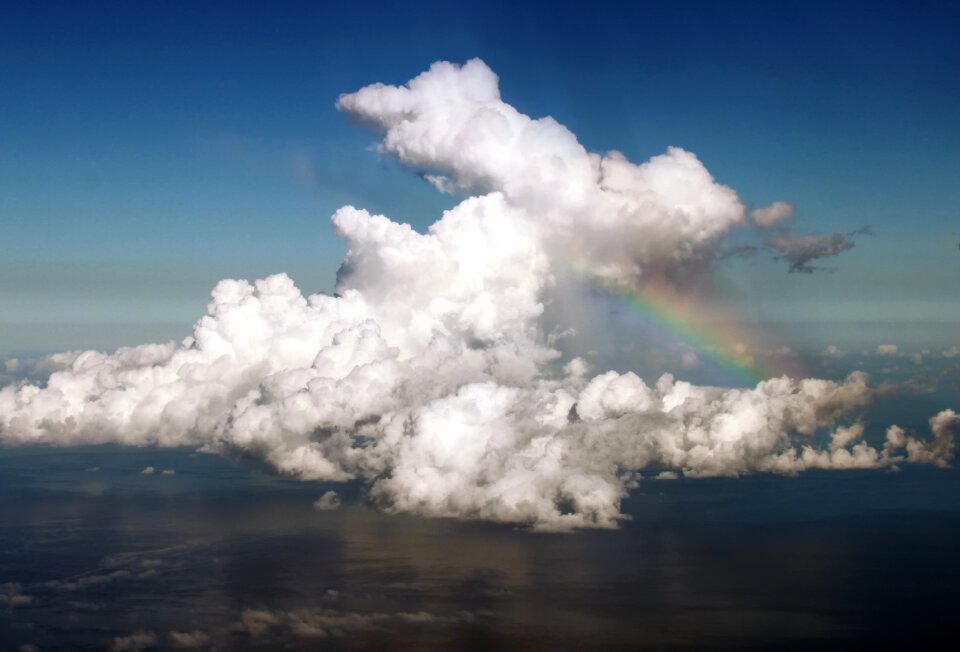 Sky rainbow blue rainbow