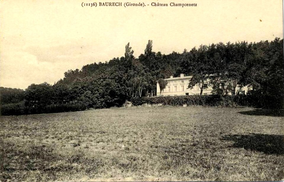 Baurech - château Champcenetz