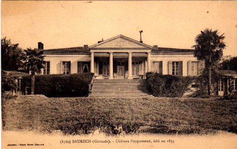 Baurech - château Puygeraud