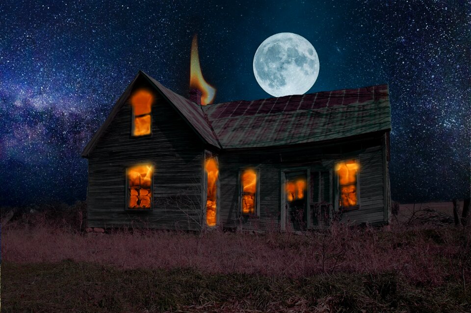 Abandoned house danger
