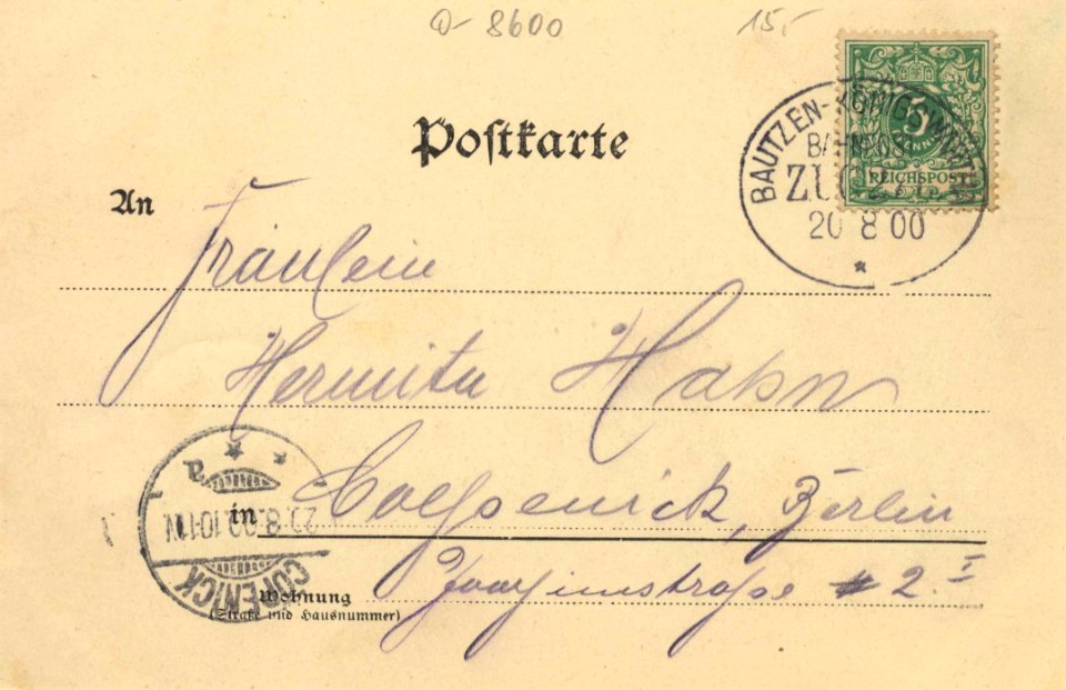 Bautzen, Sachsen - Alter Wasserturm (back) (Zeno Ansichtskarten)