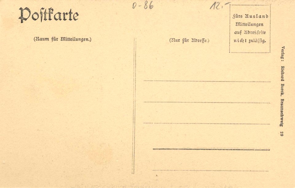 Bautzen, Sachsen - Fischerpforte; Aufgang nach dem Lauenturm (back) (Zeno Ansichtskarten)
