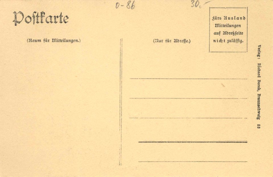Bautzen, Sachsen - Löbauer Straße (back) (Zeno Ansichtskarten)