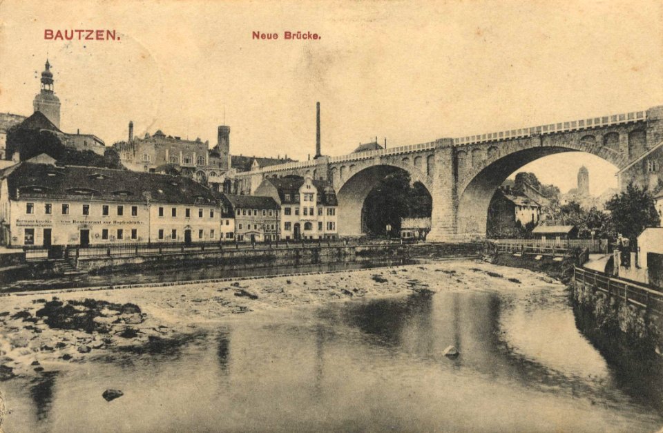 Bautzen, Sachsen - Neue Brücke (Zeno Ansichtskarten)