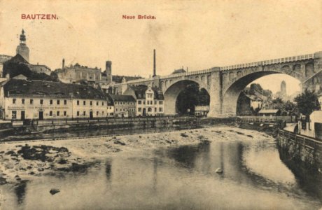 Bautzen, Sachsen - Neue Brücke (Zeno Ansichtskarten)