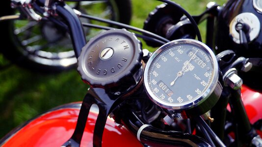 A motorcycle old motorcycle the vehicle