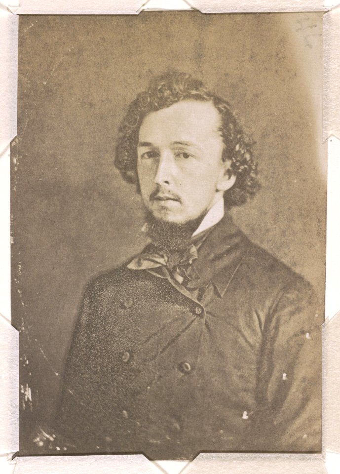 Bayard Taylor, head-and-shoulders length studio portrait, facing slightly left LCCN2015651549