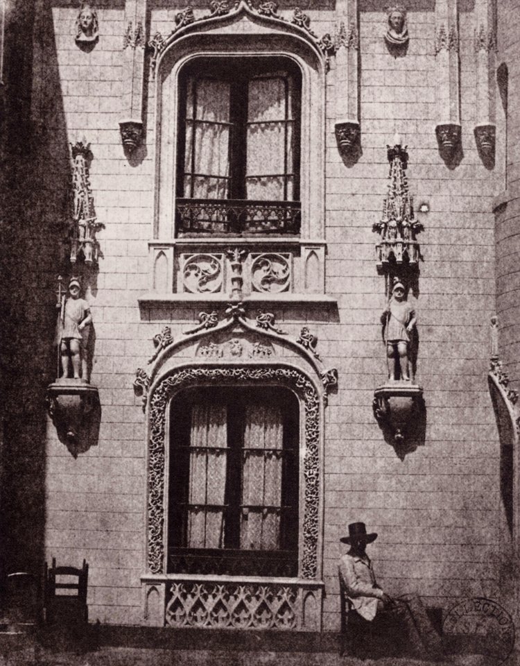 Bayard, Hippolyte - Das Haus des Grafen de l'Escalopier im neugotischen Stil (Zeno Fotografie)