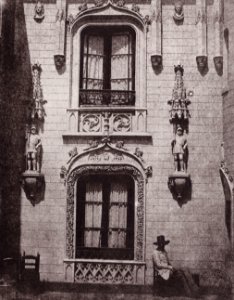 Bayard, Hippolyte - Das Haus des Grafen de l'Escalopier im neugotischen Stil (Zeno Fotografie)