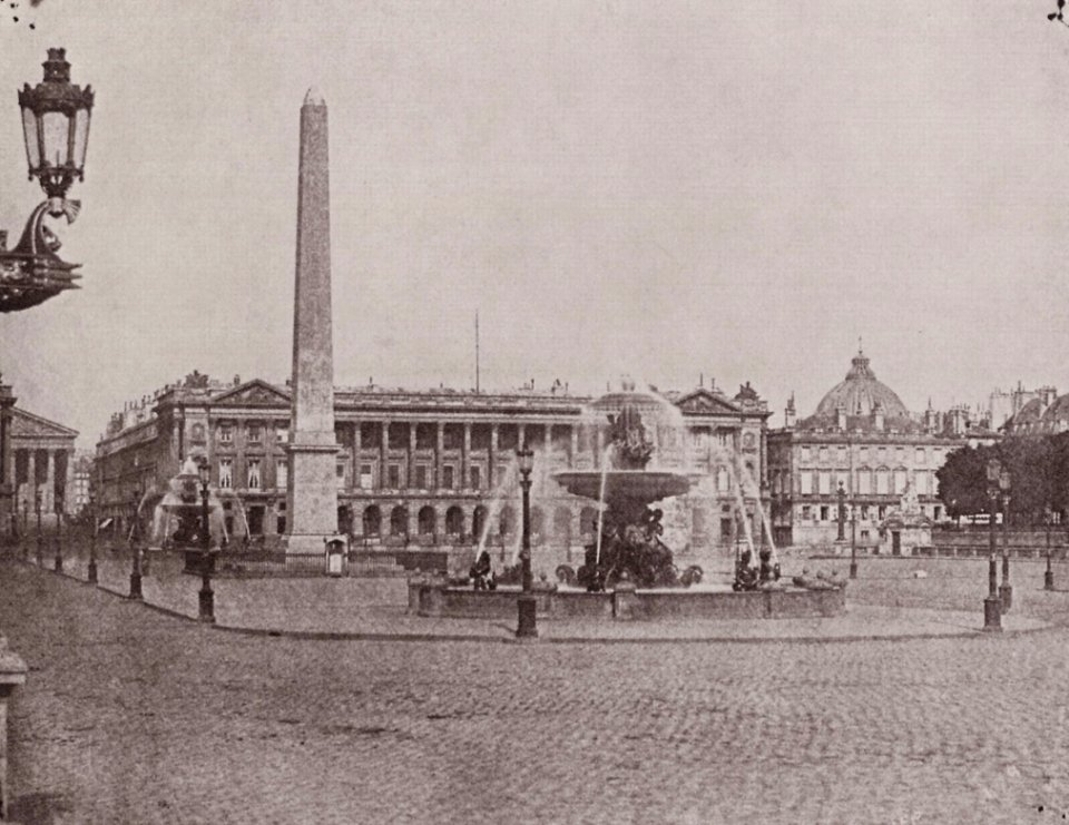 Bayard, Hippolyte - Place de la Concorde, mit Blick auf das Marineministerium (Zeno Fotografie)