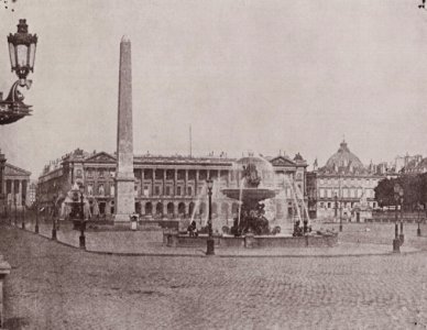 Bayard, Hippolyte - Place de la Concorde, mit Blick auf das Marineministerium (Zeno Fotografie)