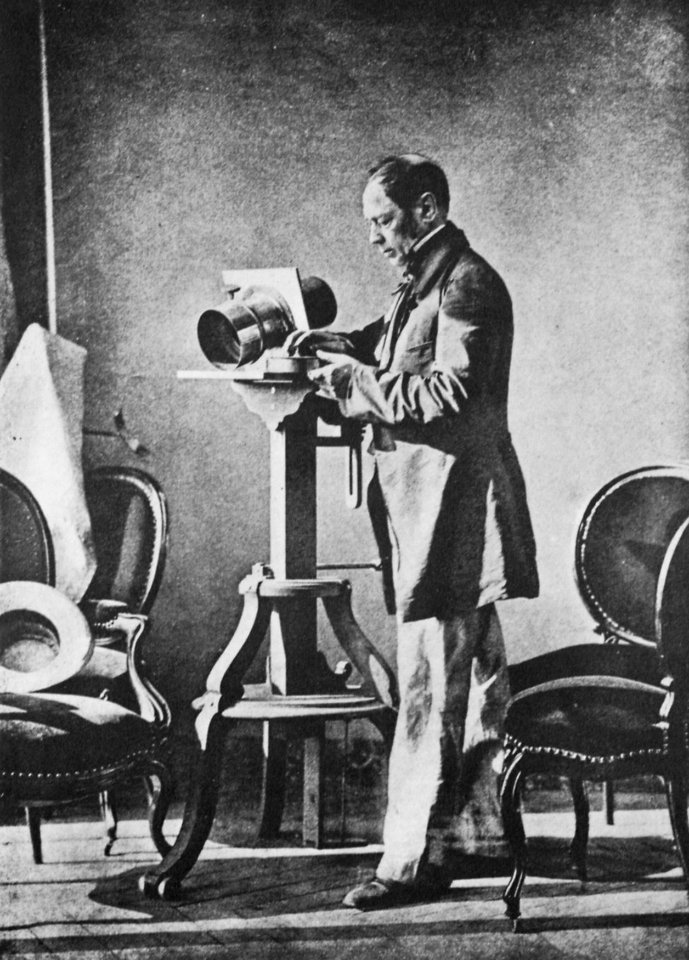 Bayard, Hippolyte - Selbstporträt im Atelier (Zeno Fotografie)