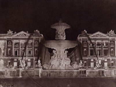 Bayard, Hippolyte - Springbrunnen auf dem Place de la Concorde (1) (Zeno Fotografie)