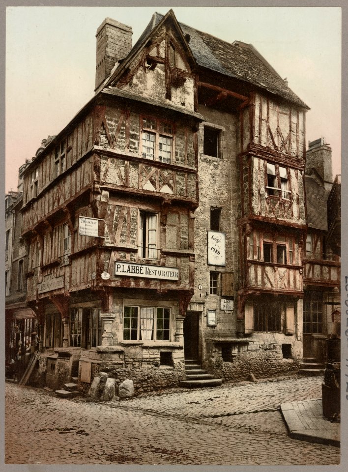 Bayeux Vielle Maison De La Rue Saint-Martin-Old house in Rue St. Martin, Bayeux, France LCCN96509964