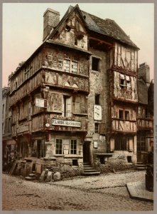 Bayeux Vielle Maison De La Rue Saint-Martin-Old house in Rue St. Martin, Bayeux, France LCCN96509964