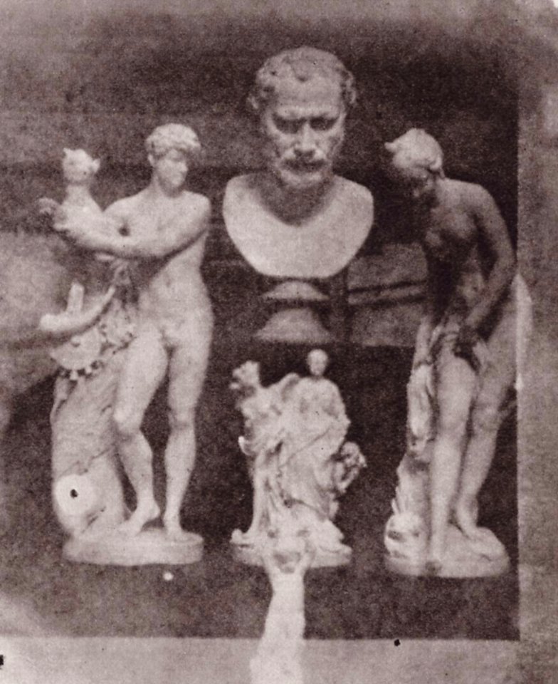 Bayard, Hippolyte - Stilleben mit Statuetten (Zeno Fotografie)
