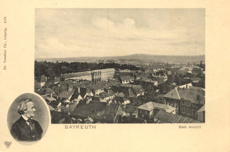 Bayreuth, Bayern - Stadtansicht Süden (Zeno Ansichtskarten)