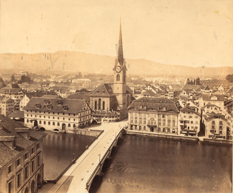 BAZ - Fraumünster, Münsterbrücke und Kornhaus