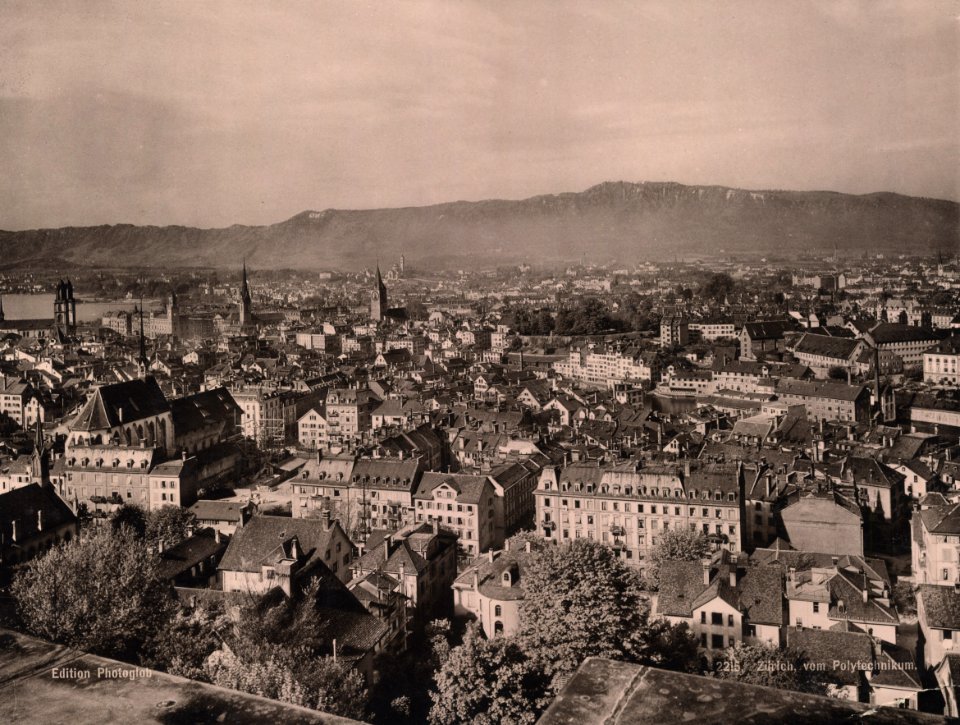 BAZ - Blick von Polyterrasse 1890