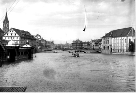 BAZ - vom Bauschänzli 1895 photo