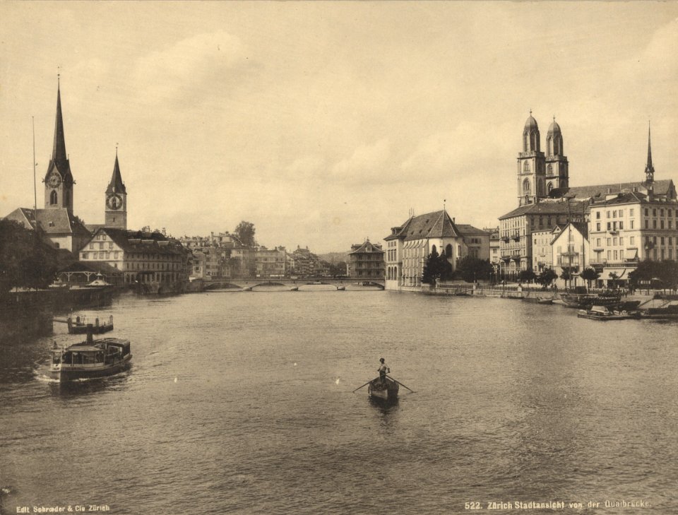 BAZ - Zürich Stadtansicht von der Quaibrücke