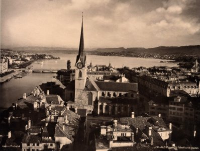 BAZ - Zürich vom St. Petersturm gesehen