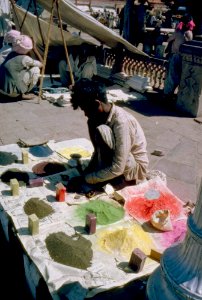 Bazaar Merchant in Jaipur in 1962 photo
